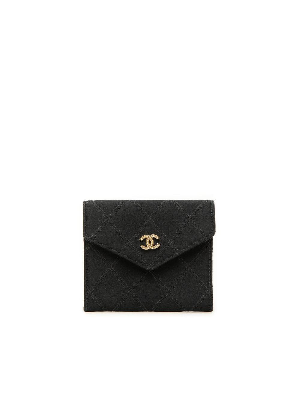 Chanel Cc Satin Flap Coin Pouch Pre- #329886C38B